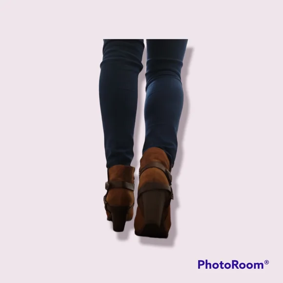 Brown Stappy Booties - Picture 3 of 4